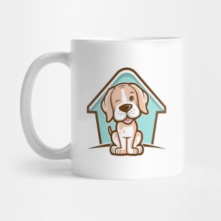 Dog and House design illustrations Mug